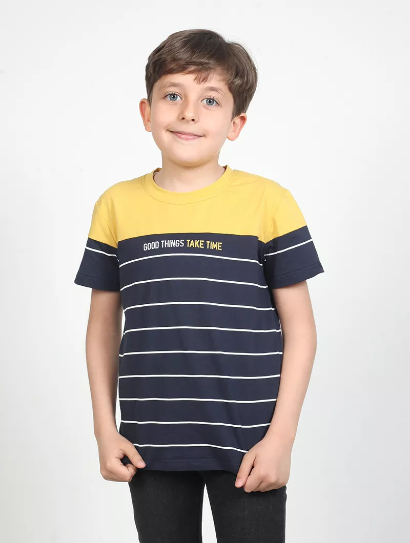 T-shirt rayé garçon